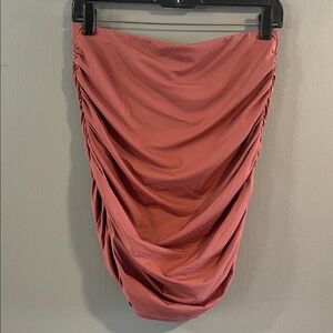 NWT HALARA Asymmetrical Ruched Skirt M‎